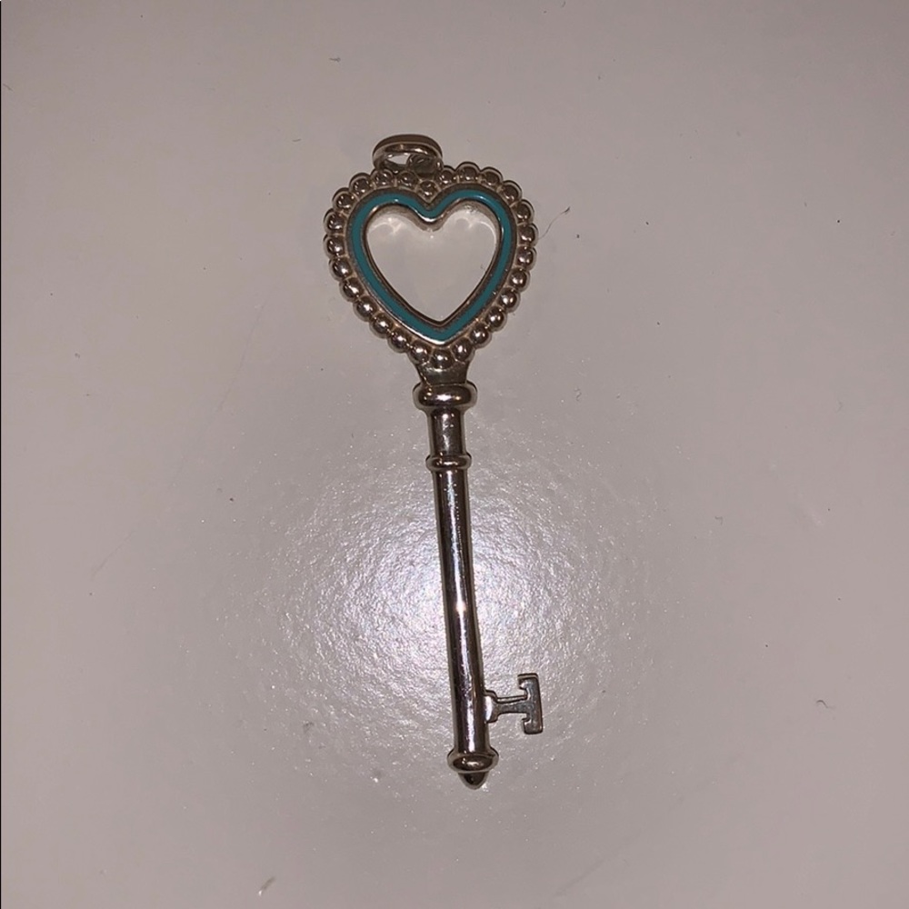 Tiffany & Co heart key necklace